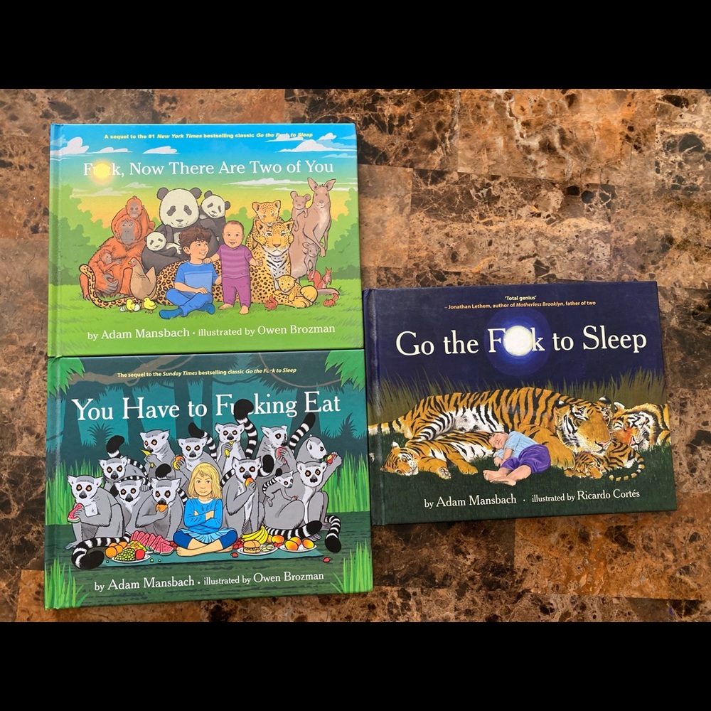 ADULT humor books set of 3